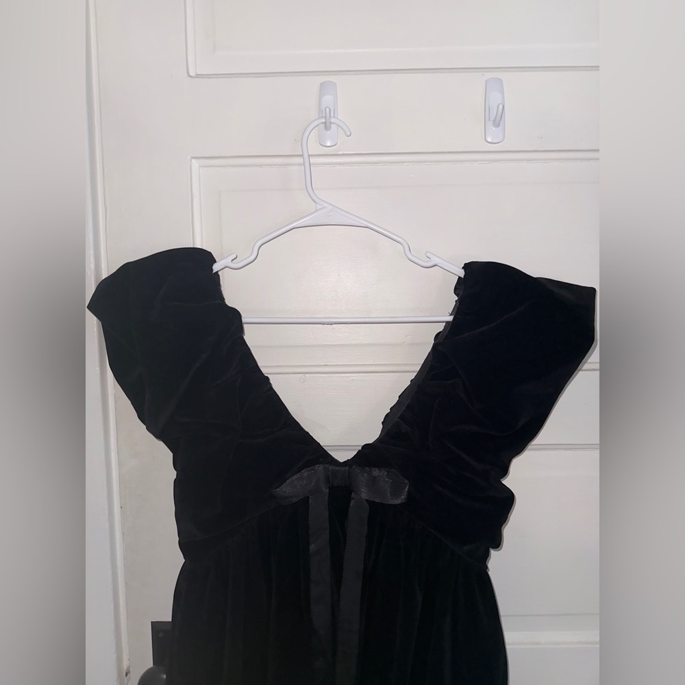 Endless Rose Velvet Bow Mini Dress - Picture 6 of 8